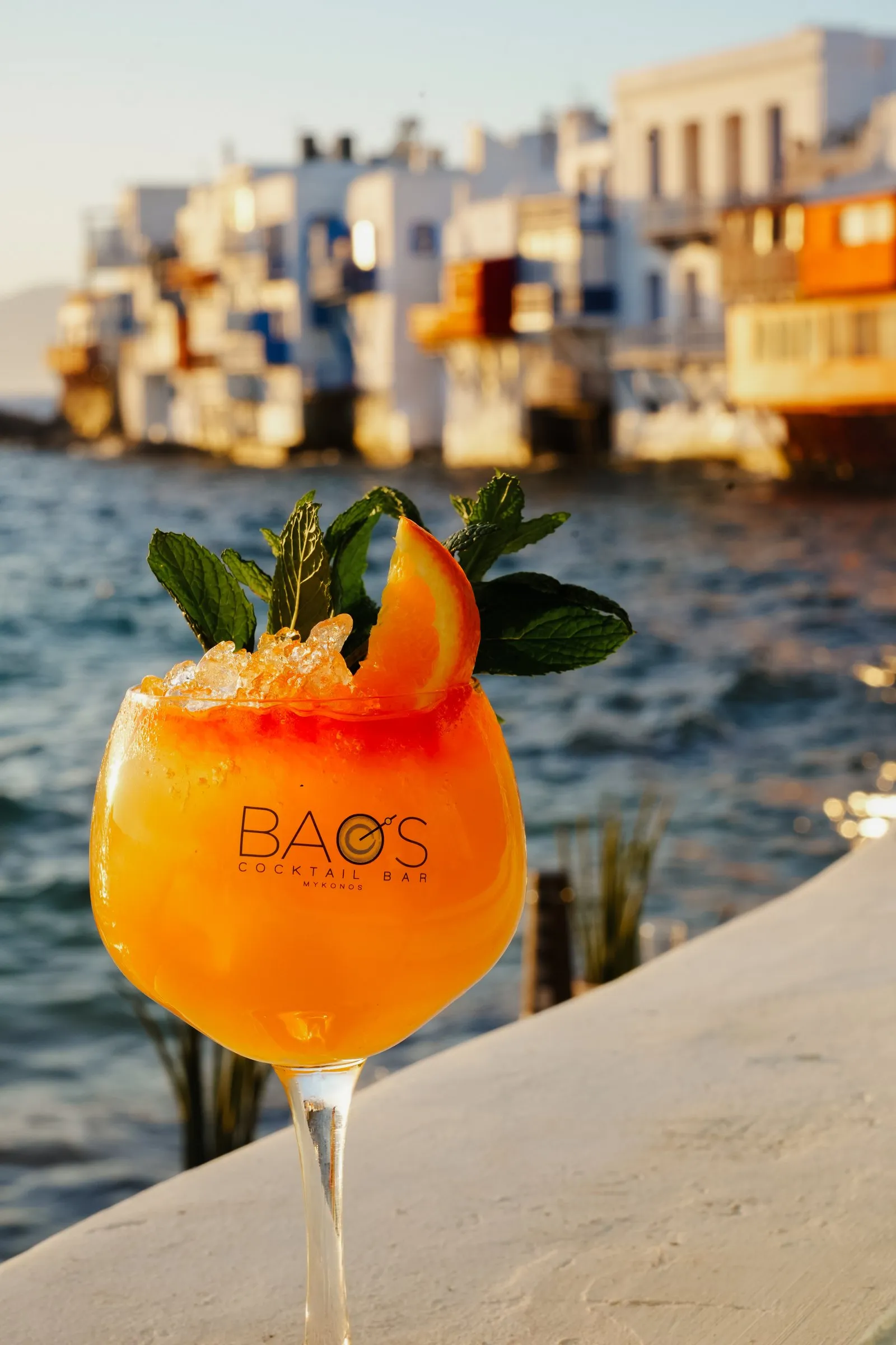 A styled cocktail at BAO'S